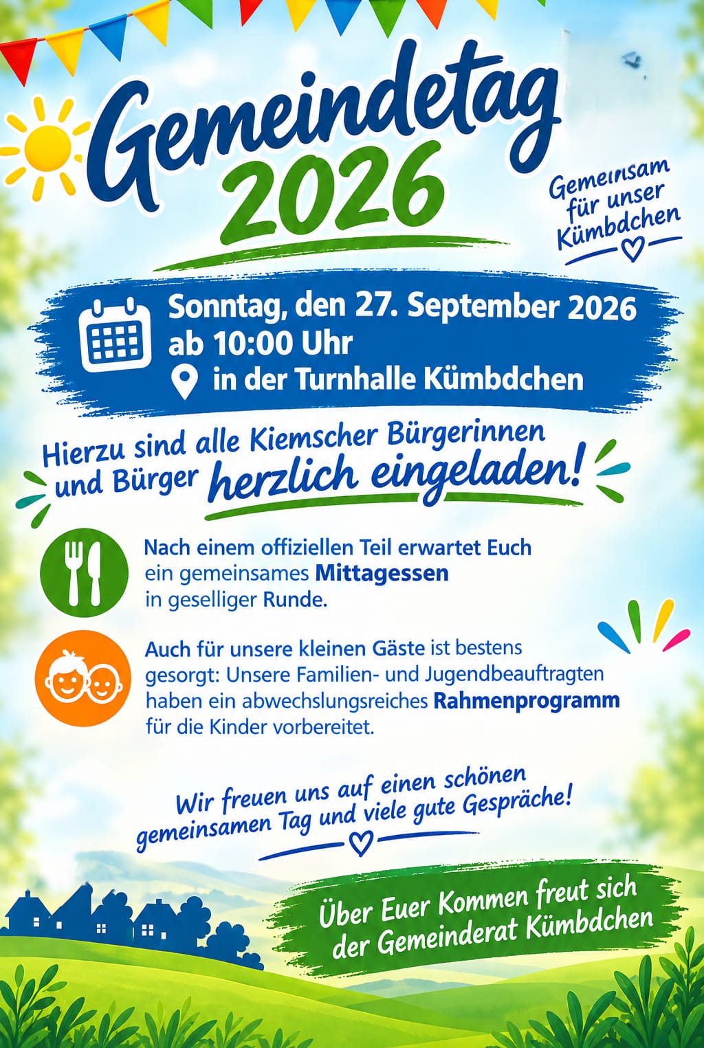Flyer: Gemeindetag 2026